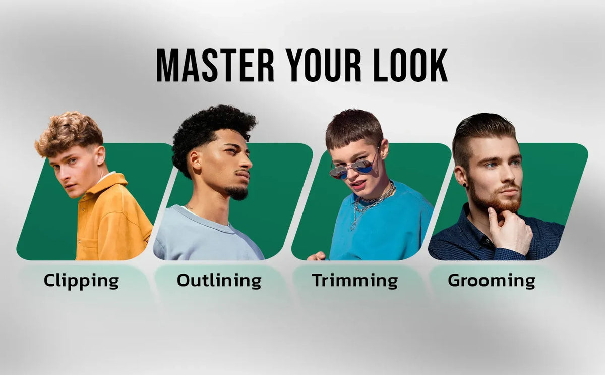 Green Lion Pro Trim Duo Hair Clipper Black – image 8