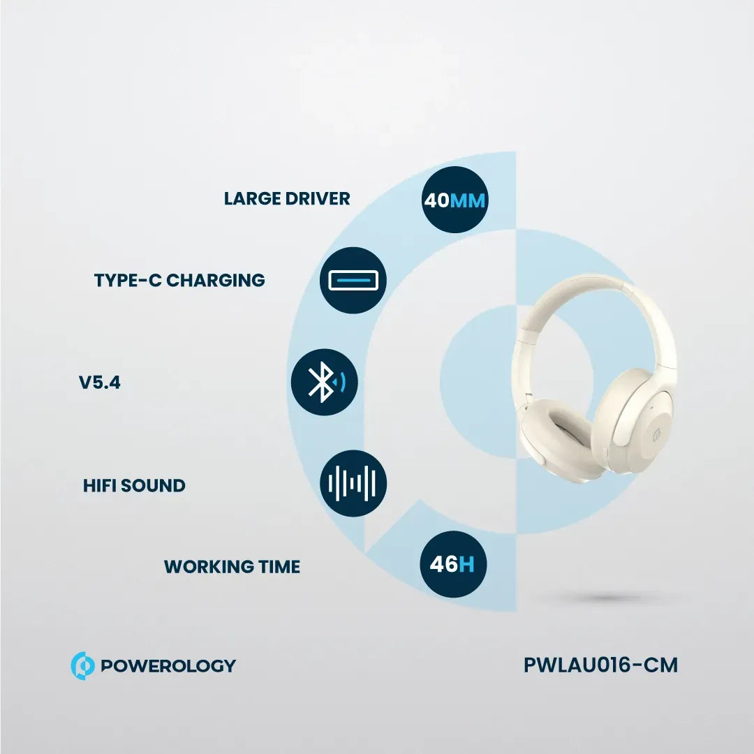Hybrid ANC Head Phone - Cream – image 6