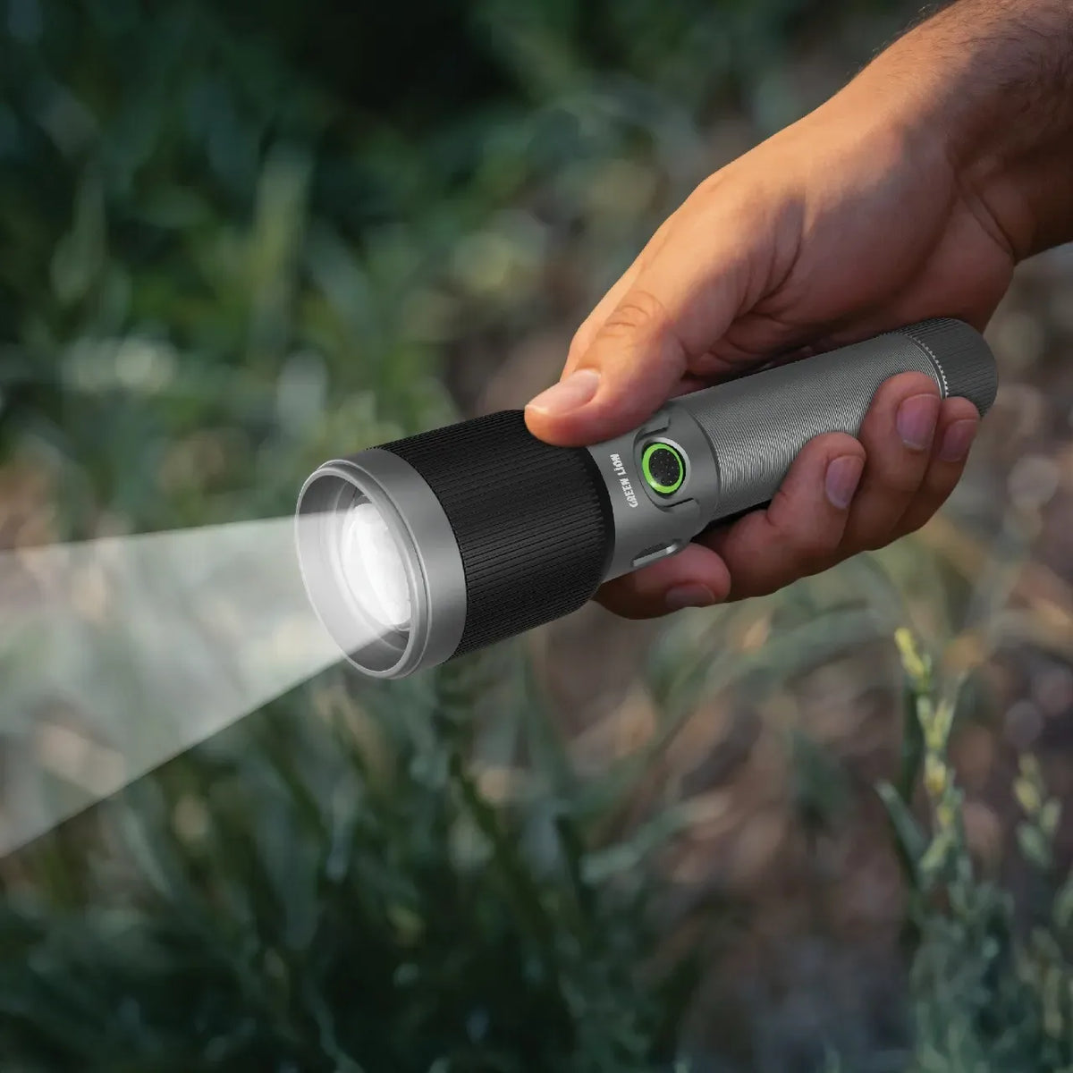 Green Lion Ranger Portable LED Torch Gray – image 3
