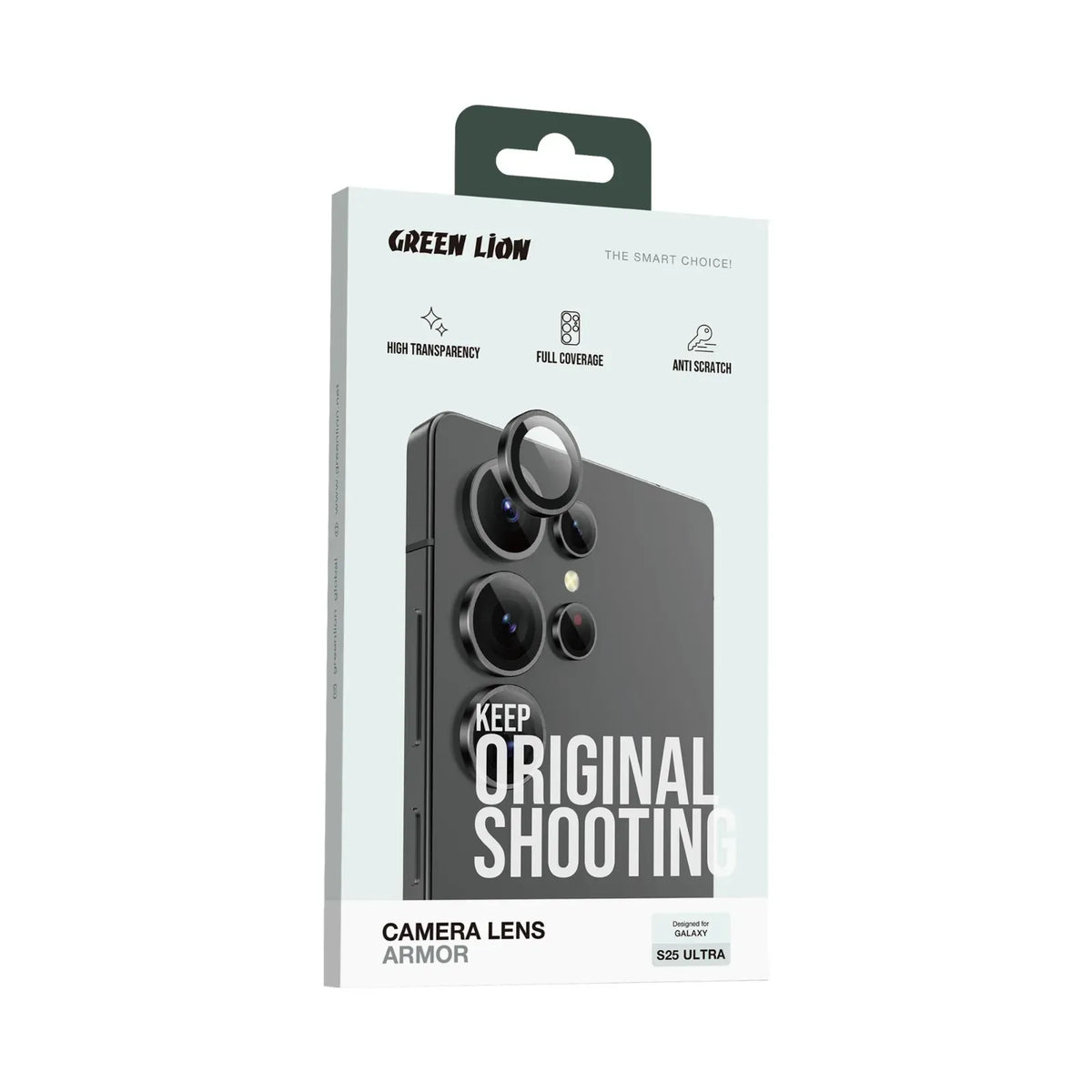 Green Lion Camera Lens Armor for S25 Ultra Black – image 14