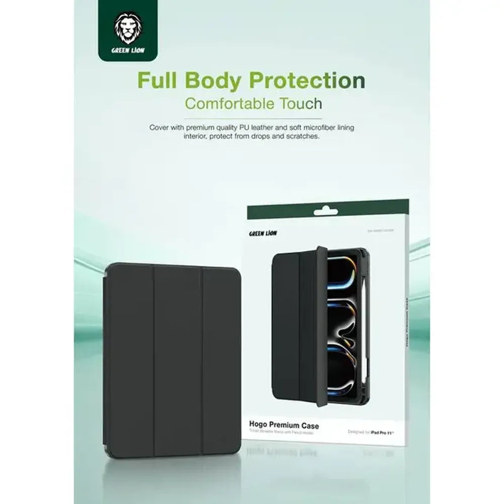 Green Lion Hogo Premium Casewith Pencil Holder - Black – image 2