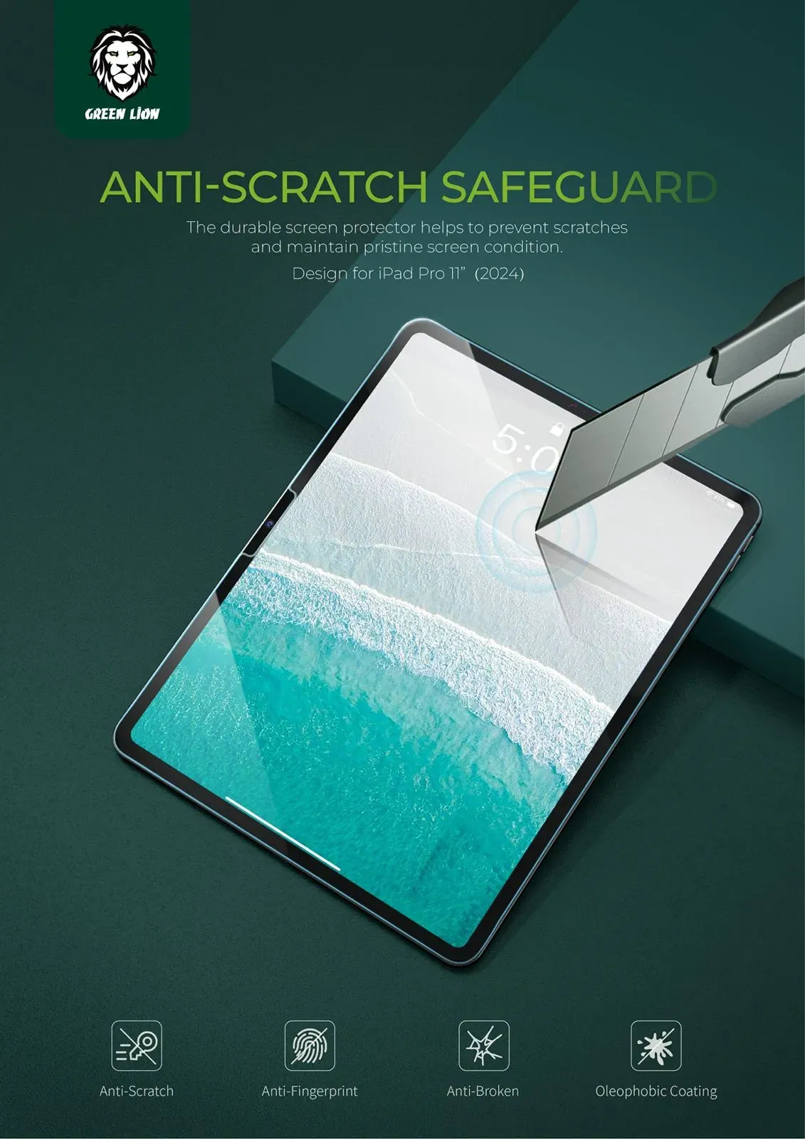 Green Lion Ipad Screen Guard Ipad Pro 11 Clear – image 6