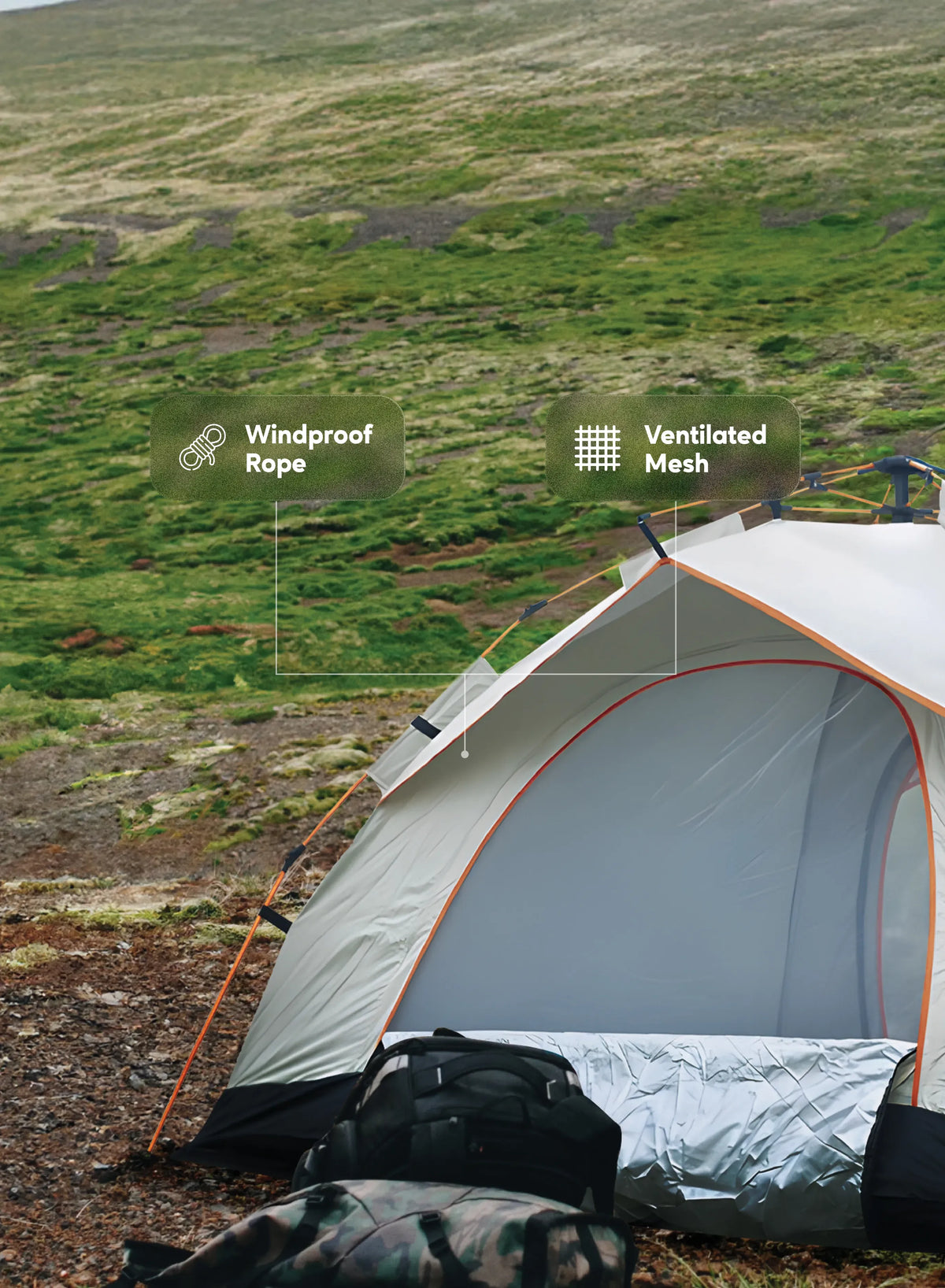Green Lion Gt 3 Camping Tent Biege – image 7