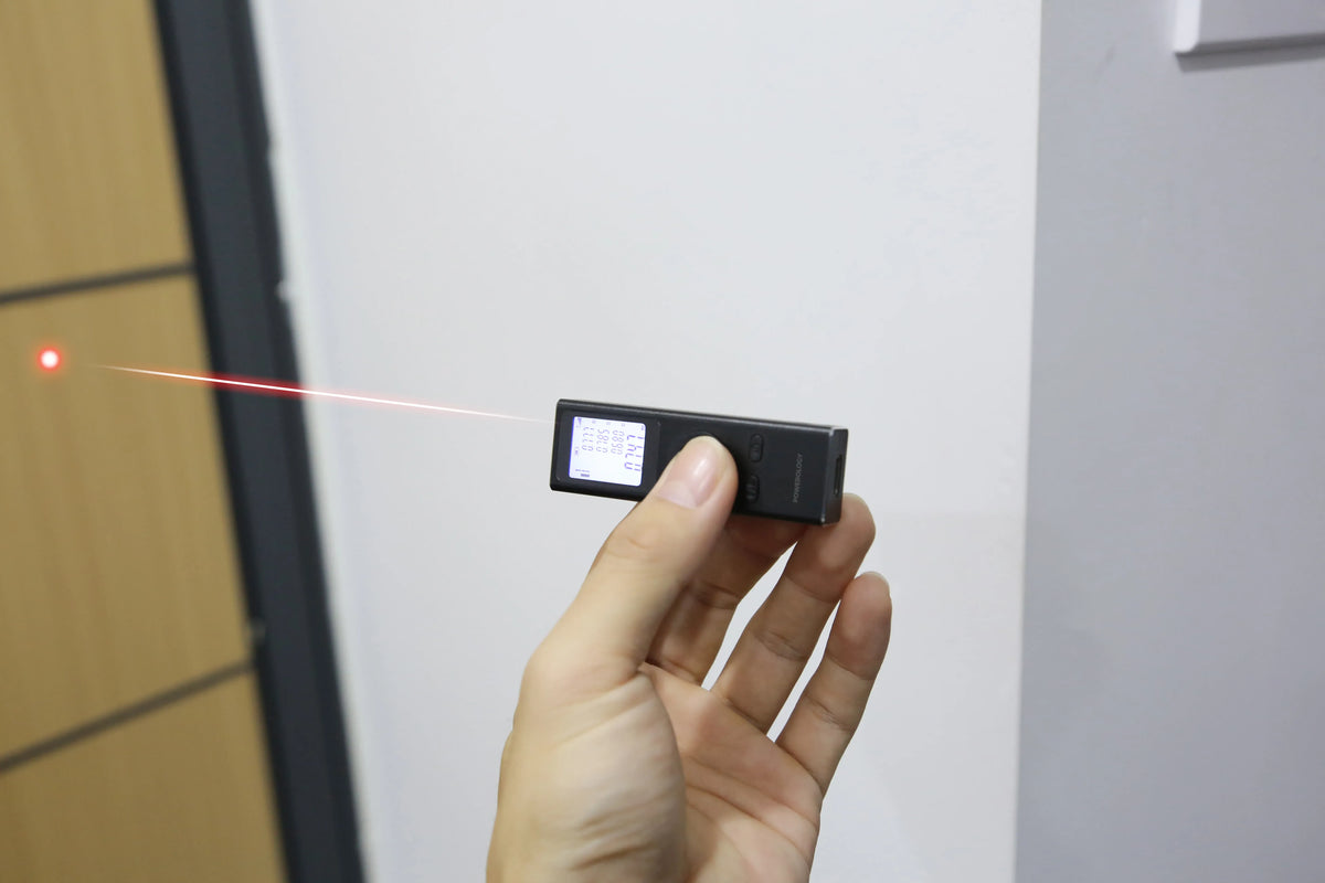 Powerology 30meter Mini Laser Rangefinder with Type C Connector Black – image 4