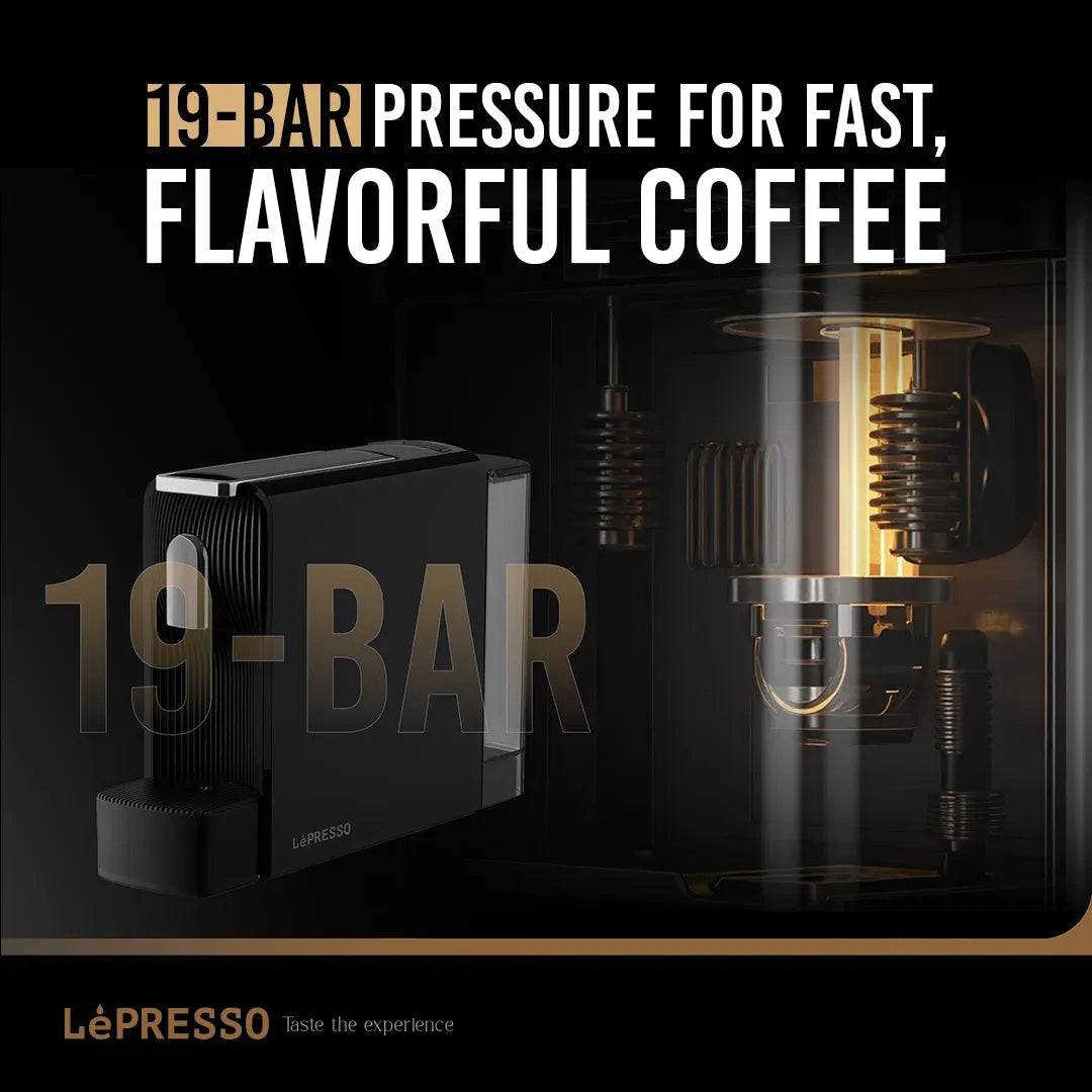 Lepresso Baristo Espresso Machine Nespresso Capsule Compatile - Black – image 10