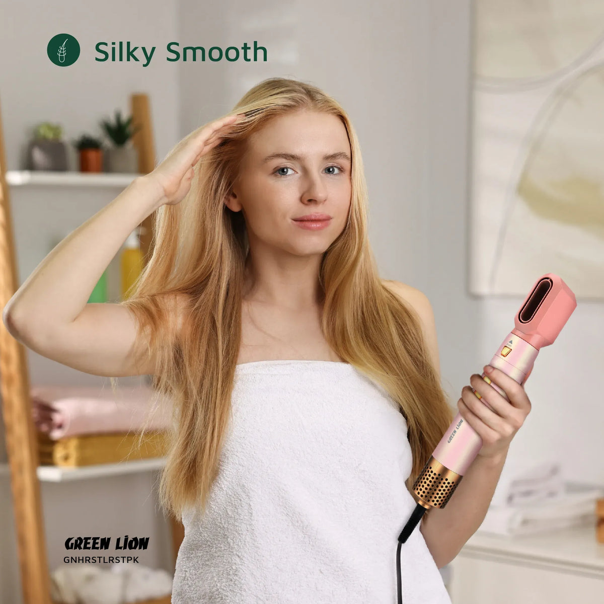 Green Lion 5 in 1 Professional Hair Styler 2 - Pink – image 5