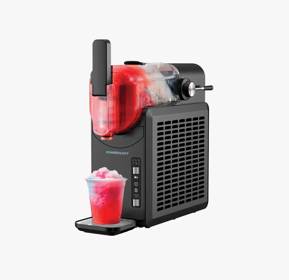 Powerology Aqua Frost Instant Slushie Machine Black – image 3