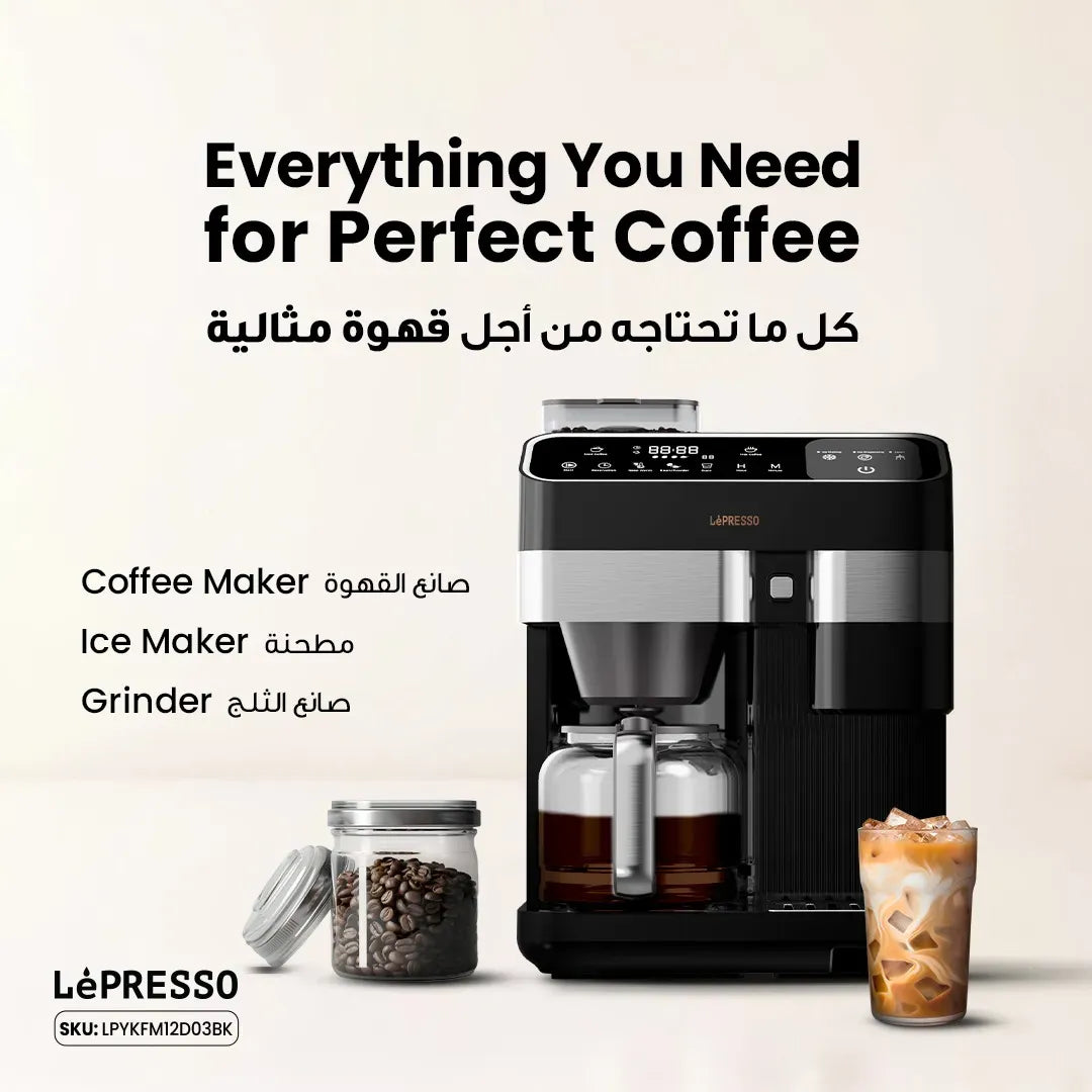 LePresso Americano Pro Ice Hot Coffee Machine Black – image 4