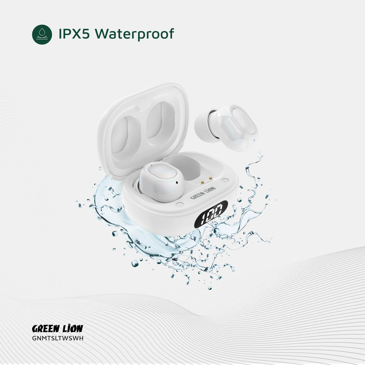 Green Lion Mittersill True Wireless Earbuds - White – image 15