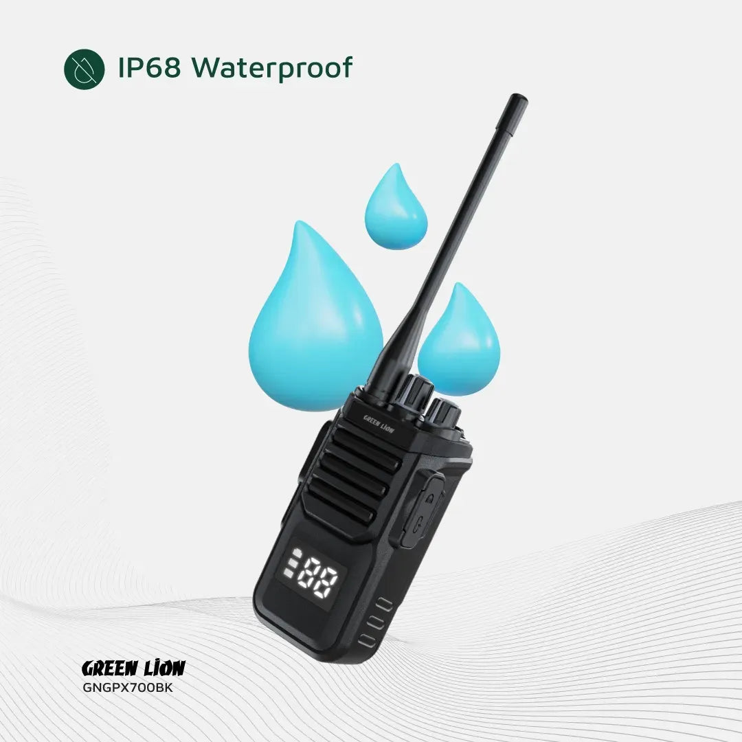 Green Lion Gpx700 Walkie Talkie Black – image 10