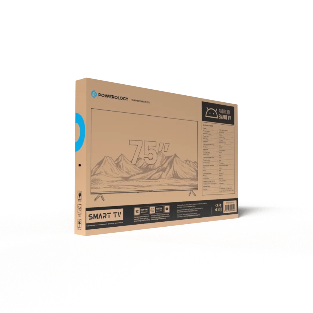 Powerology Android Smart TV 75 Black – image 3