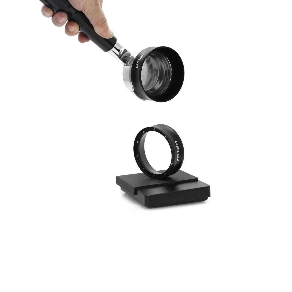 LePresso Magnetic 58mm Dosing Ring Black – image 7