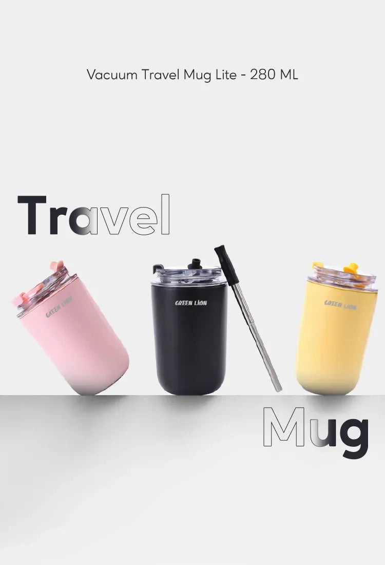 Green Lion Vacuum Travel Mug Lite 280 ML - Pink – image 5