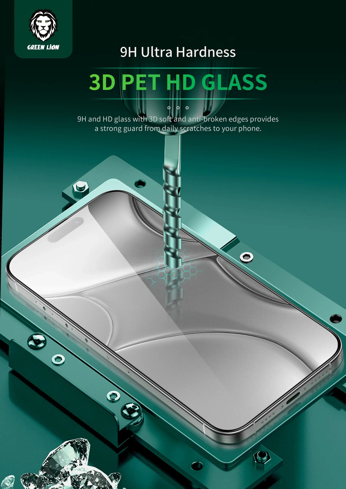 Green Lion 4 In 1 Defender Pack - Transparent – image 4