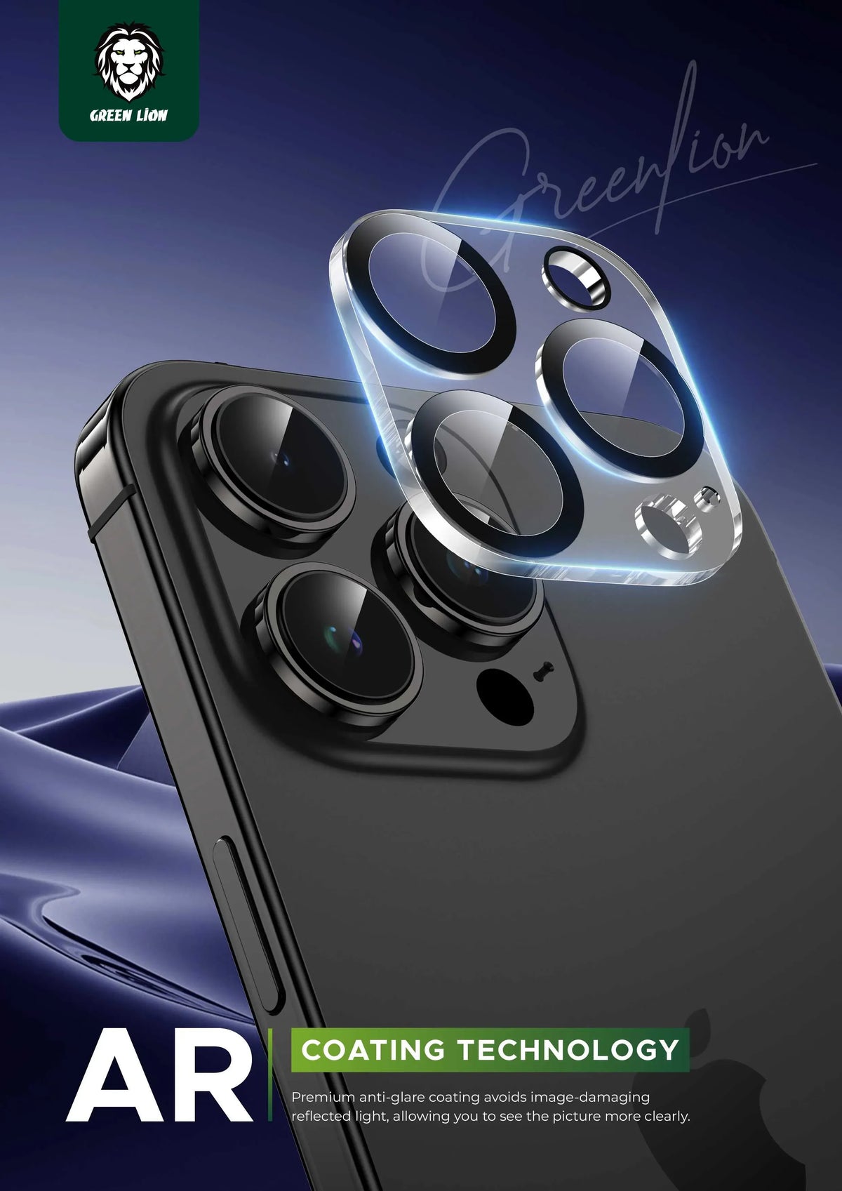 Green Lion Transparent Lens Iphone15 Pro Promax Transparent – image 9