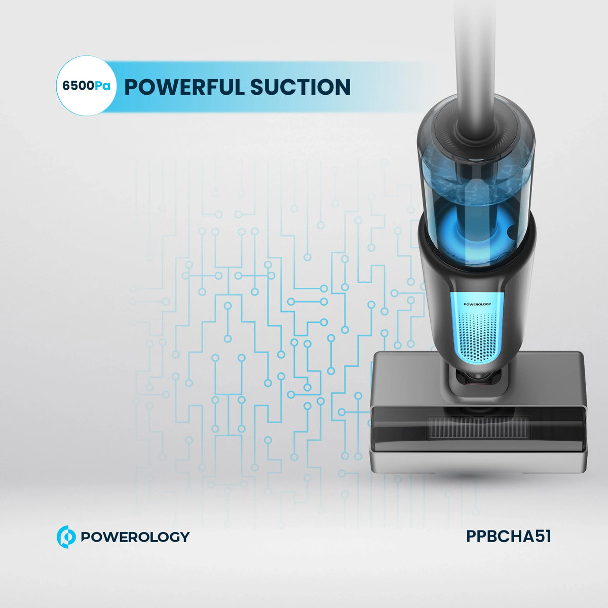 Powerology Dual Design Cordless Vacuum Mop Black – image 14