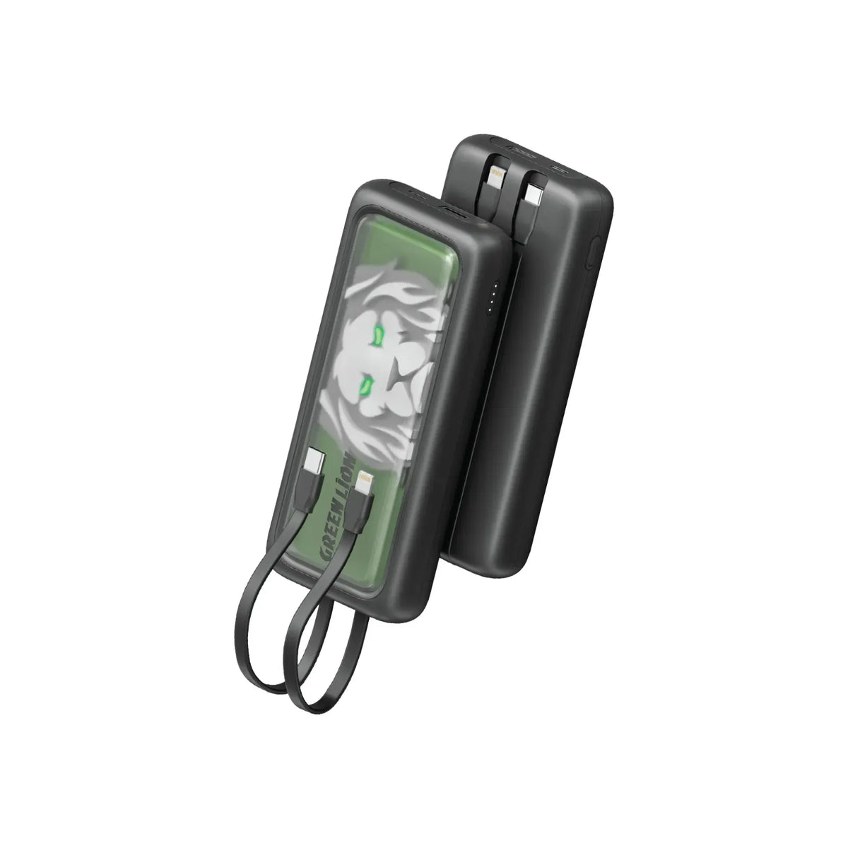 Green Lion Le Lion Integrated 10000mAh Power Bank Black – image 2