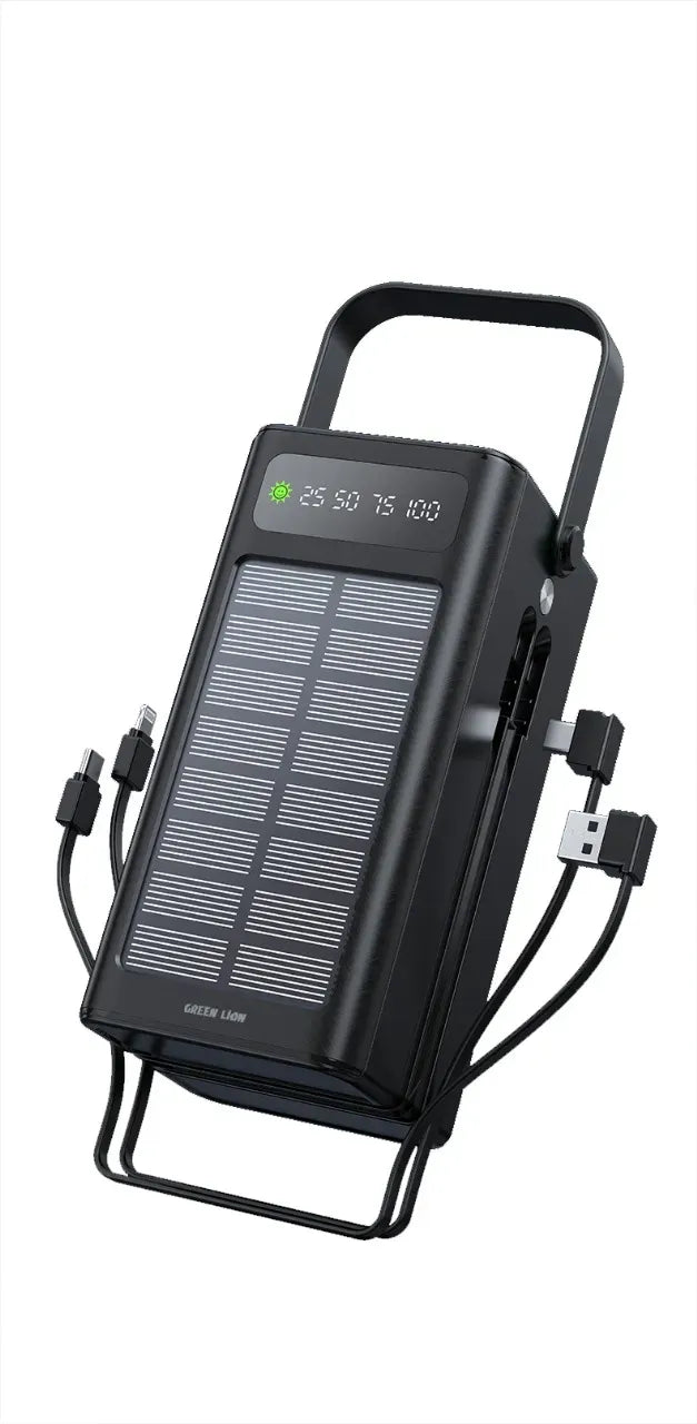 Green Lion Solar X 60000mAh Power Bank PD 20w Black – image 7
