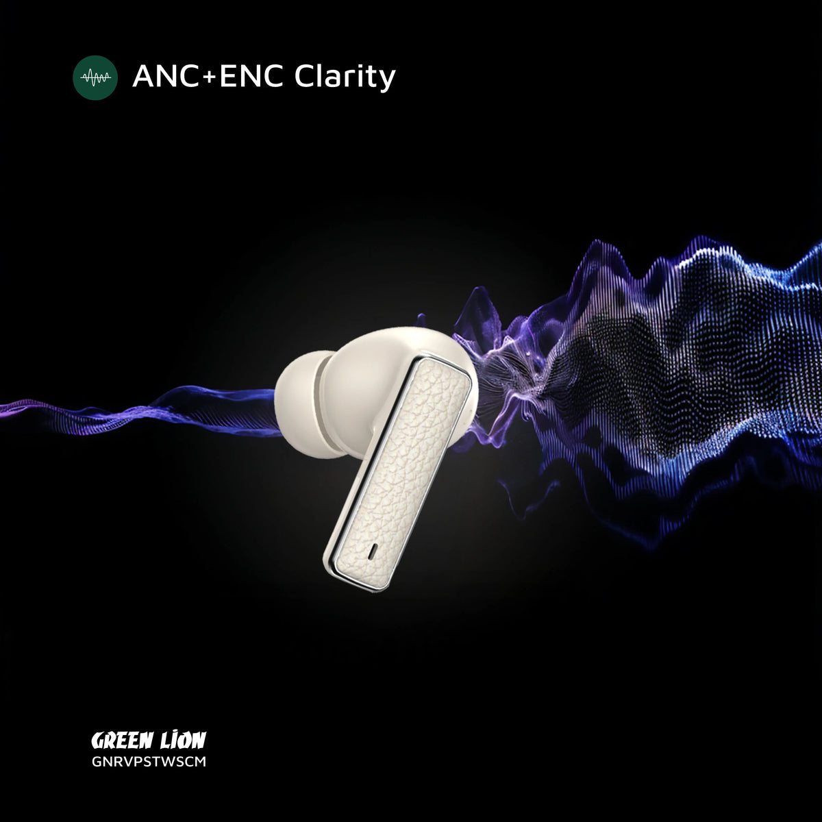 Green Lion River Plus True Wireless Earbuds - Cream – image 8