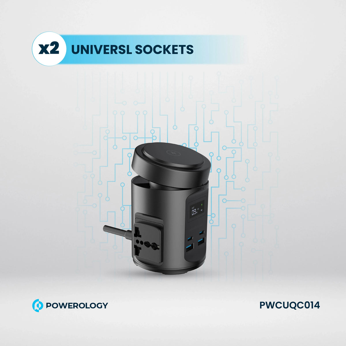 Powerology MagSafe Power Hub USB C Power Delivery and USB A QC 3 0 – image 25