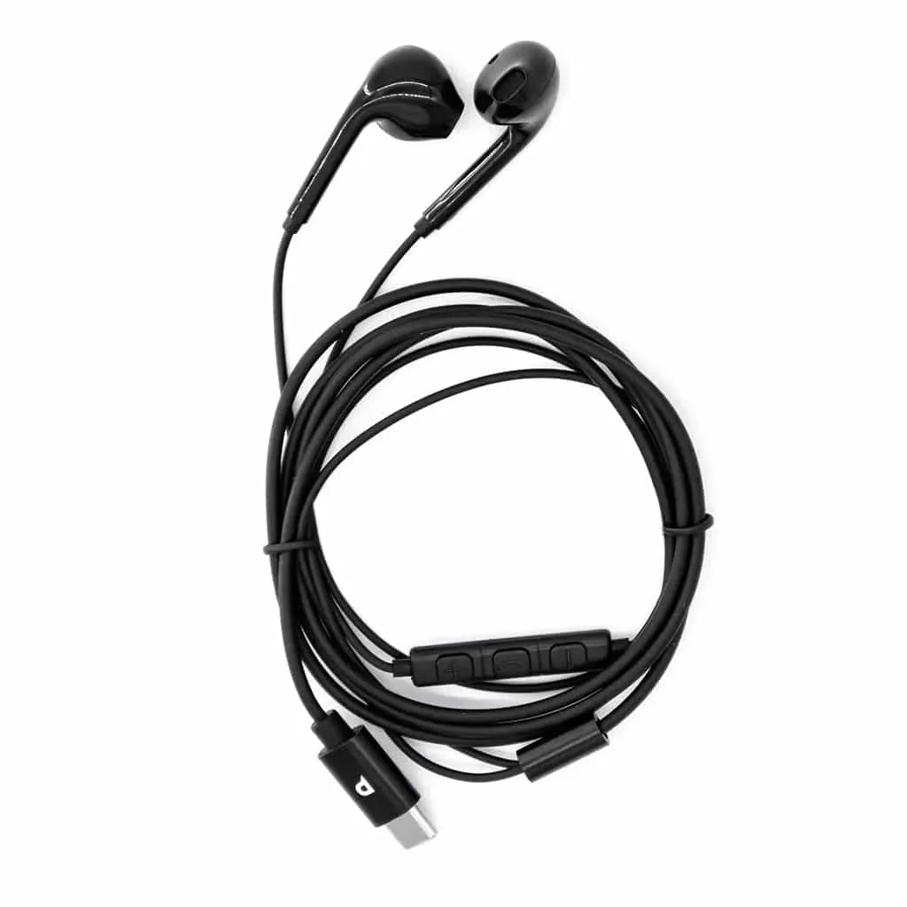Powerology Type-CConnector Stereo Earphone(1.2 m/4 ft) - Black – image 4