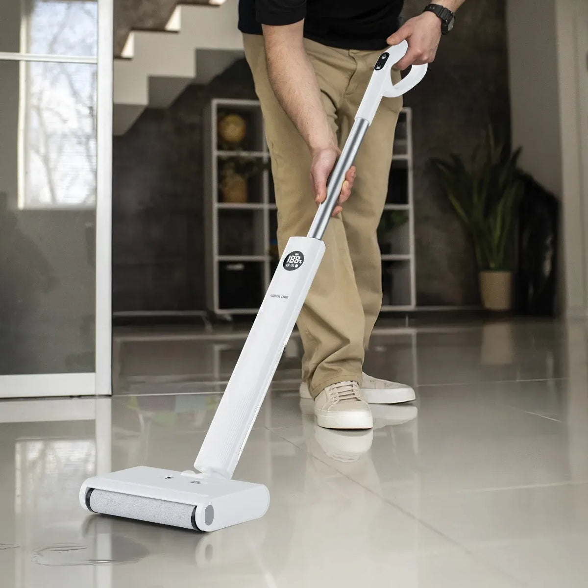 Green Lion Hydro Pro-Wet Dry Mop|Vacuum Cleaner - White – image 4