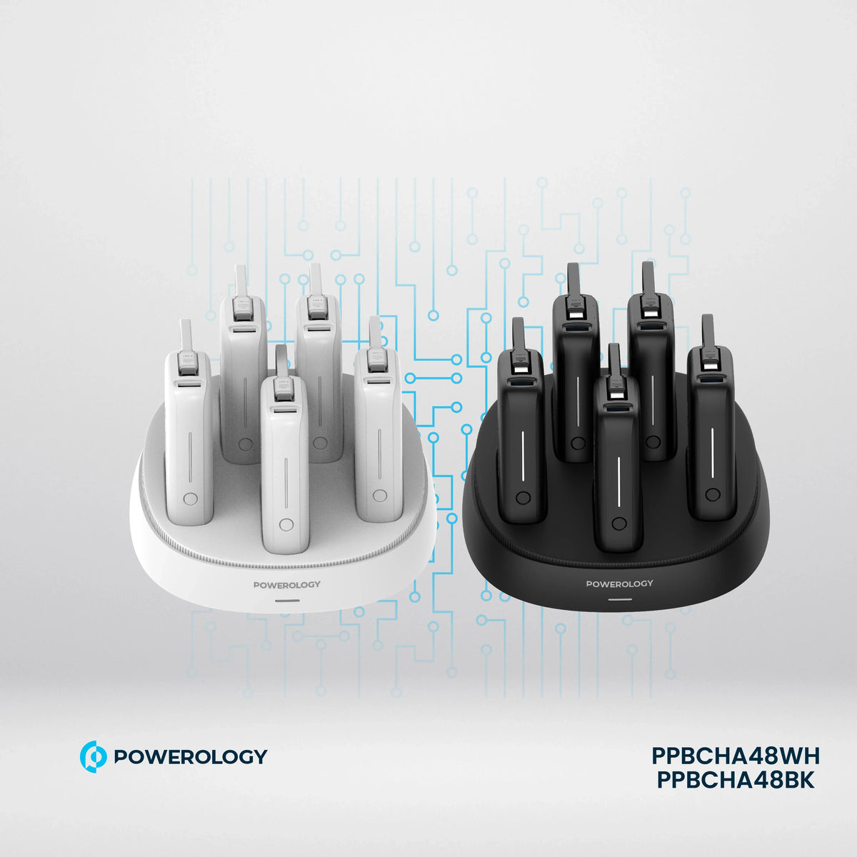 Powerology ×510000 m Ah Power Bank Station - White – image 8