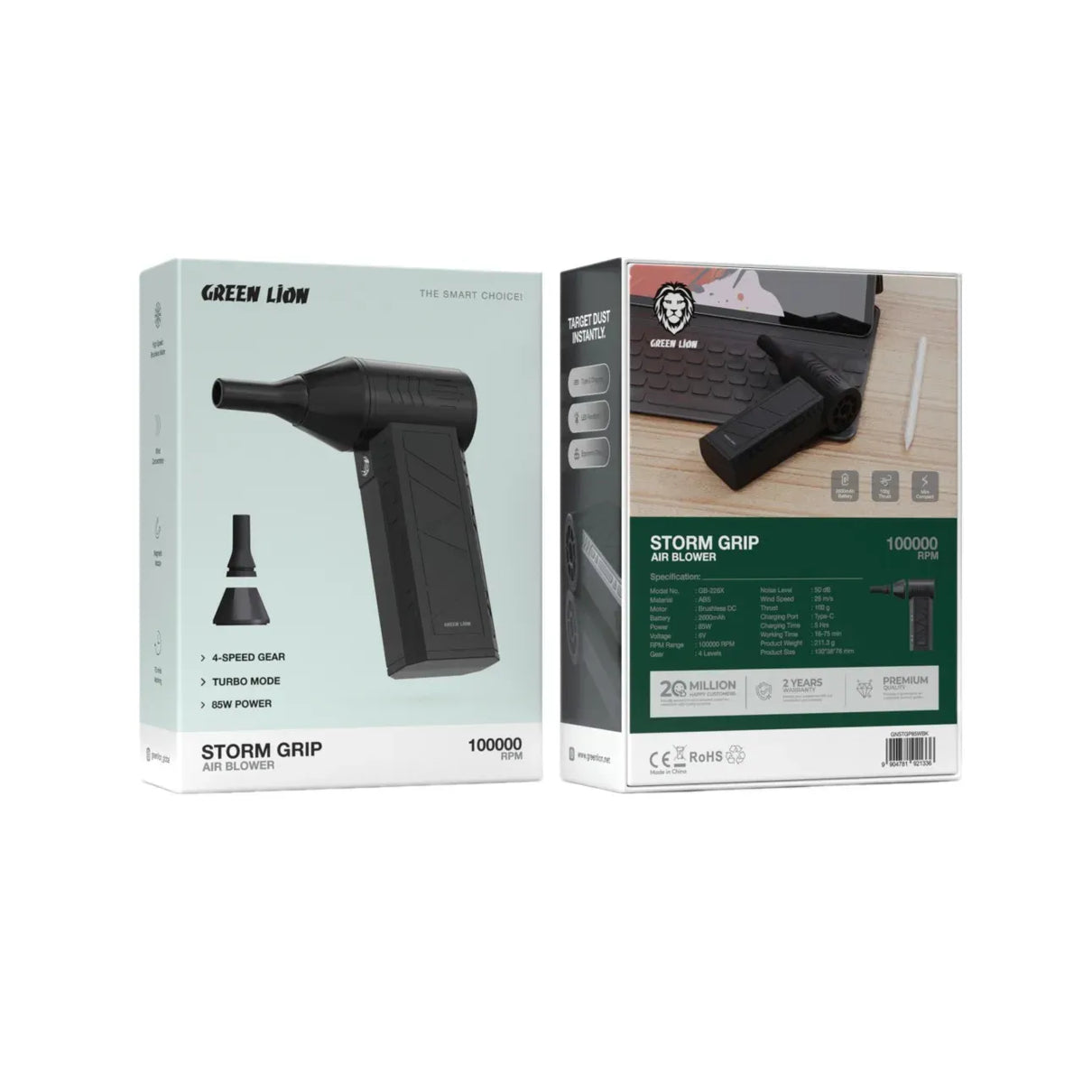 Green Lion Jet Pro Lite Magnetic Nozzle 100000 RPM - Black – image 3