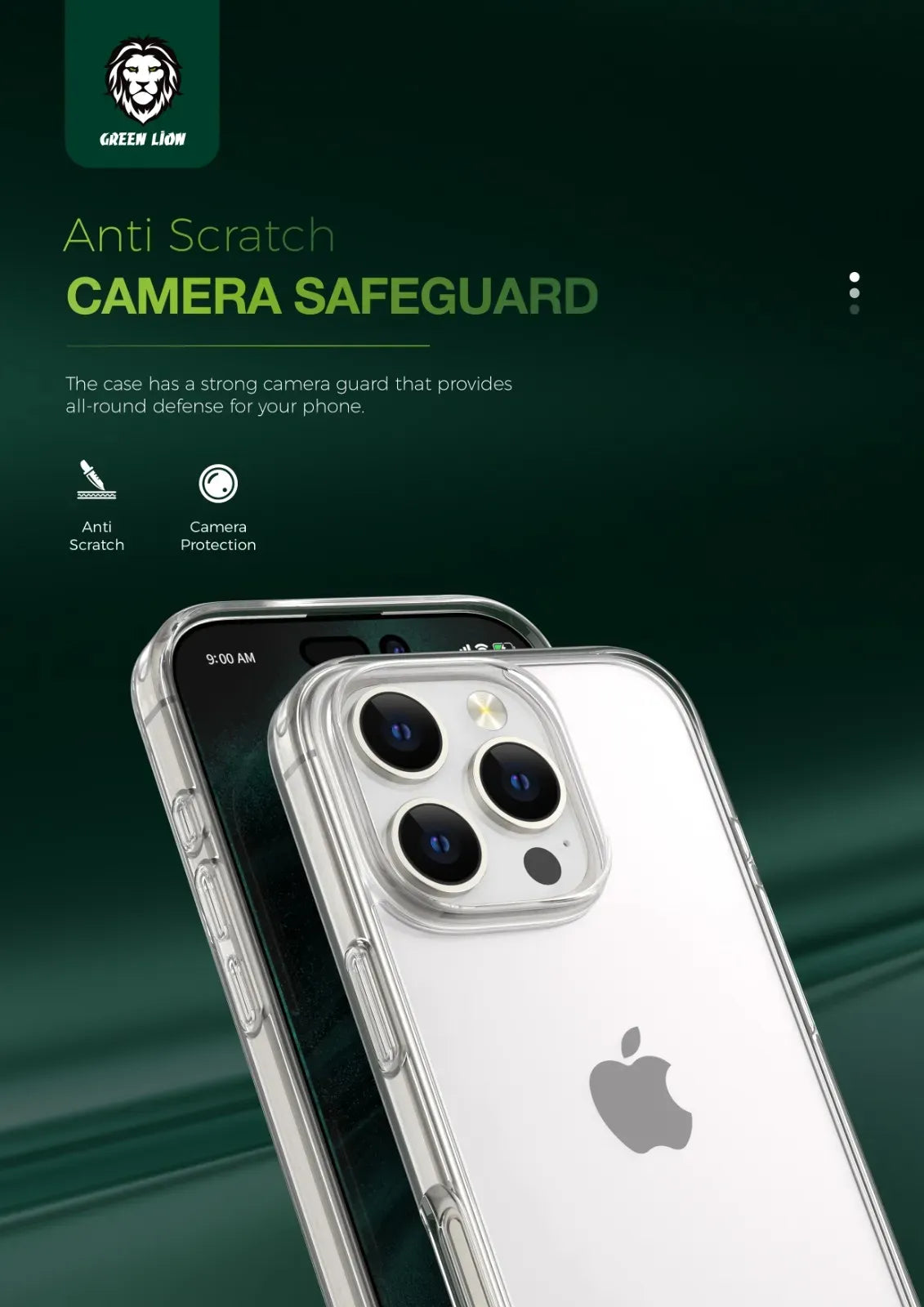 Green Lion Crystal Clear Case – image 9