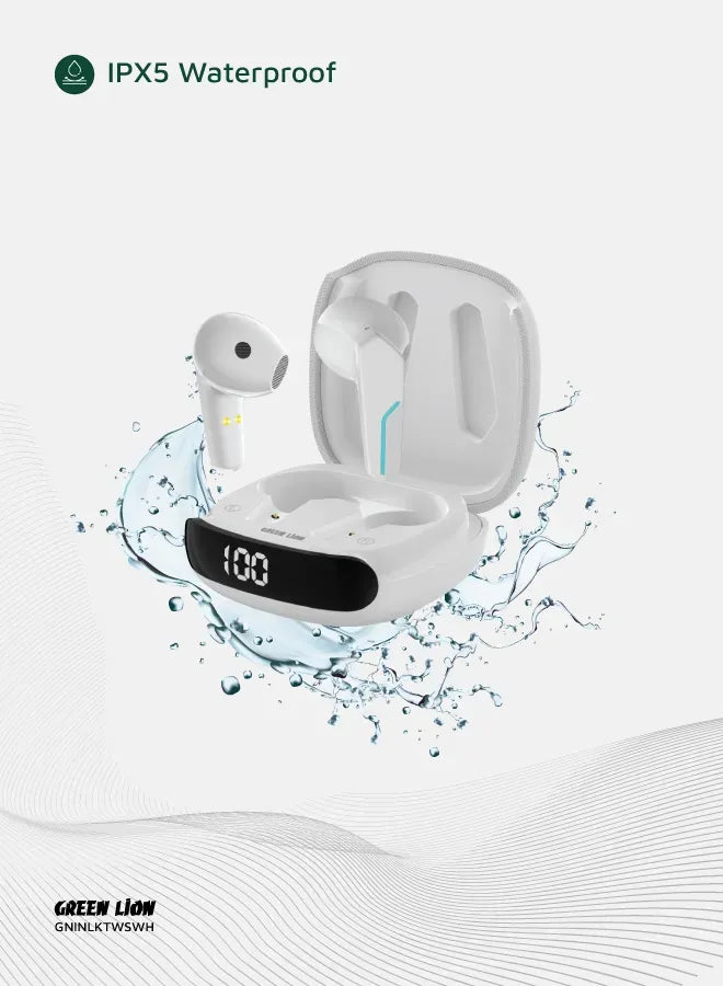 Green Lion Interlaken True Wireless Earbuds - White – image 8