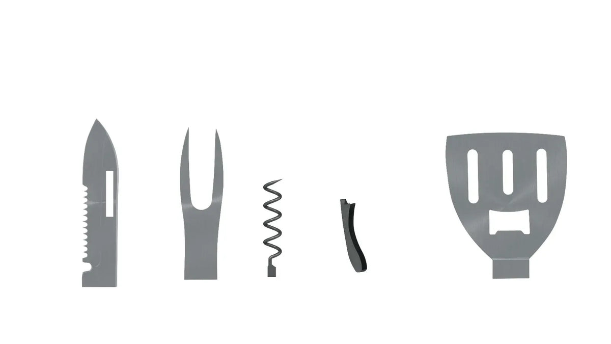 Green Lion Multifunction Bbq Tool Set Wood – image 3