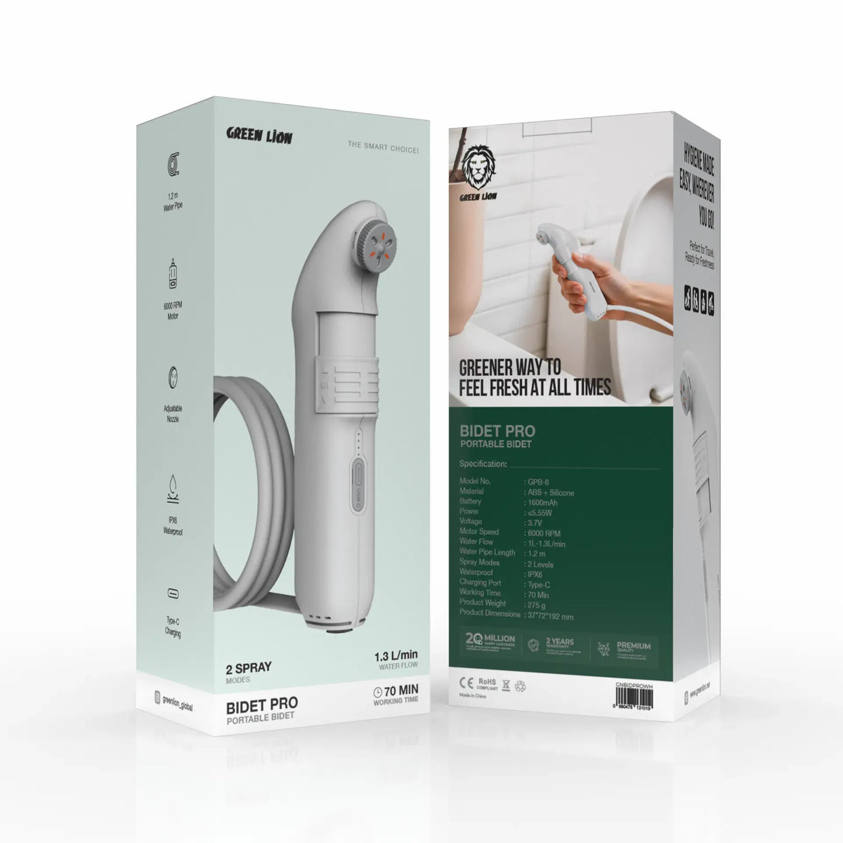 Green Lion Bidet Pro Portable Bidet White – image 2