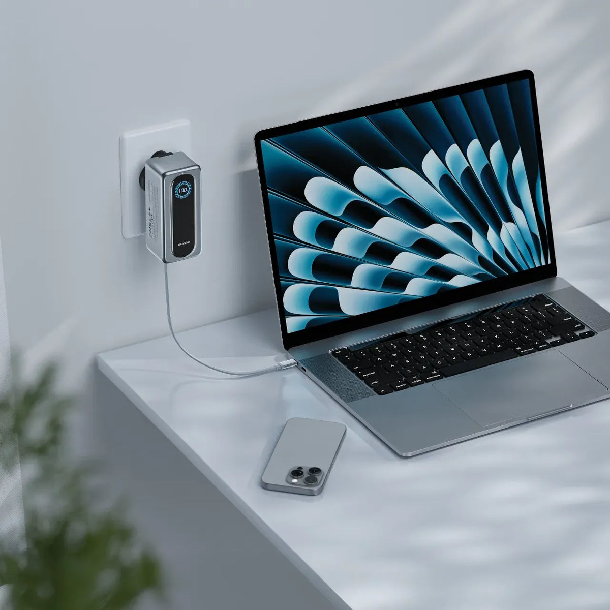 Green Lion Evera 15000mAh Power Bank Charger Gray – image 4
