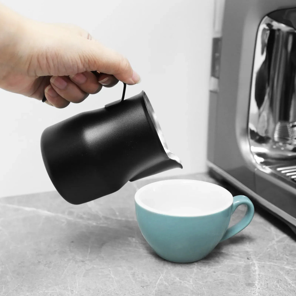 LePresso Milk Frothing Pitcher Black – image 2