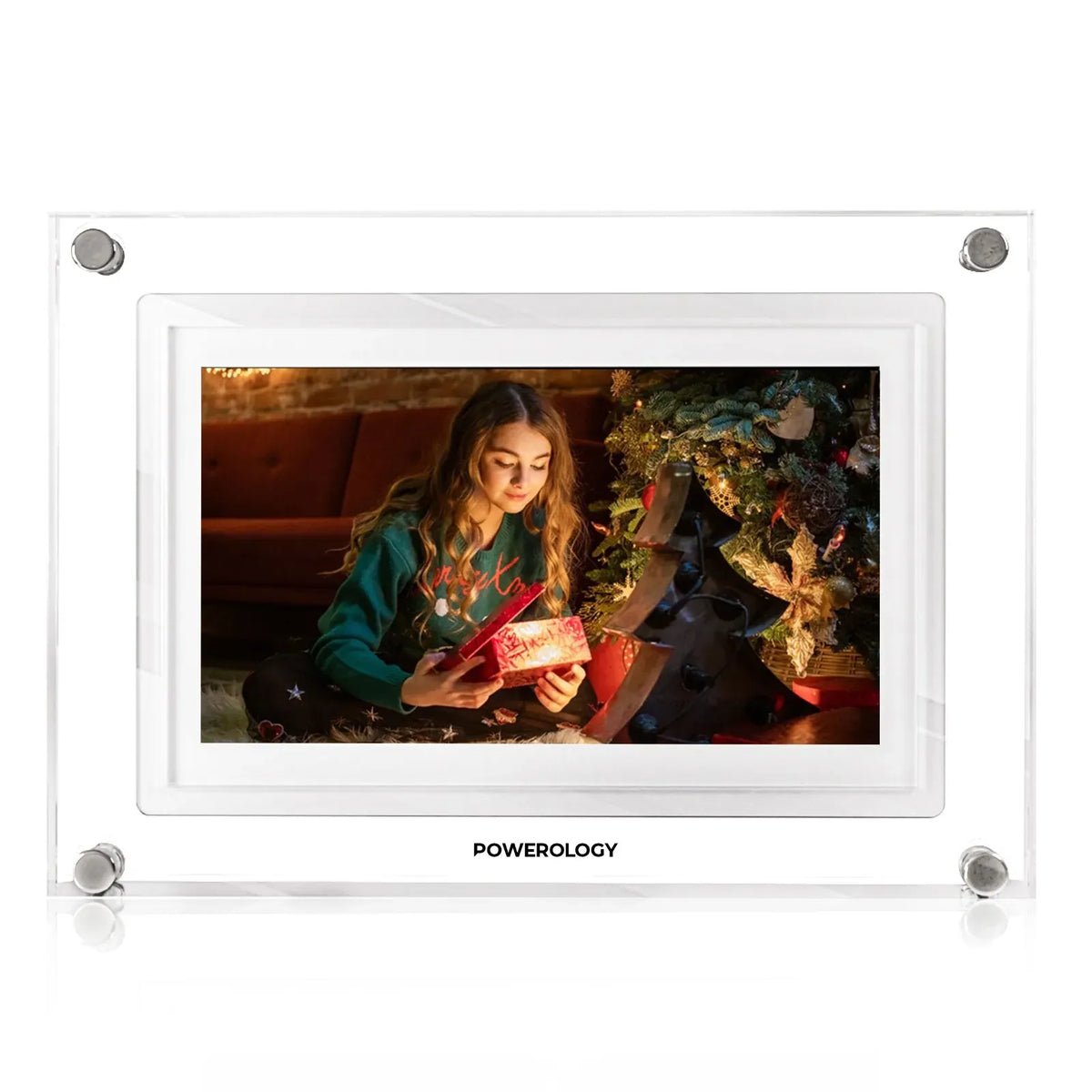 Powerology 10 Smart Frame Digital Photo Display White – image 3