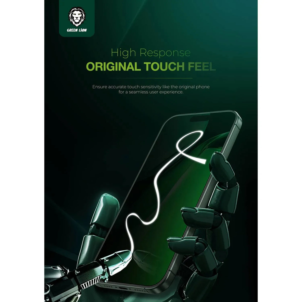 Green Lion 3 DSilicone Plus Screen Protector - Clear – image 9