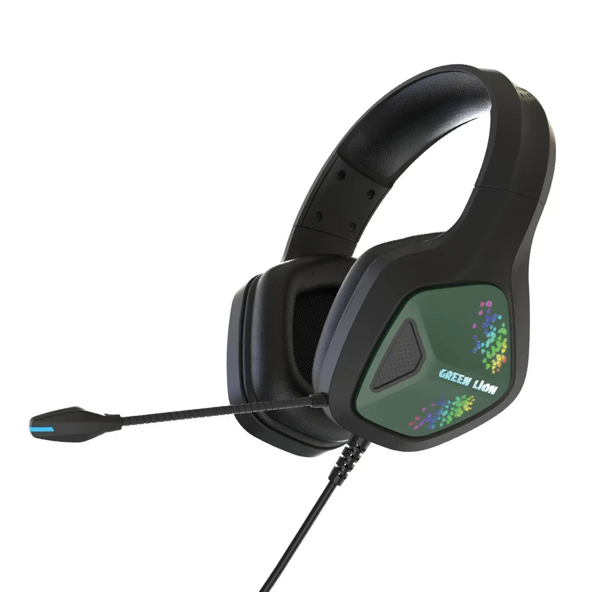 Green Lion Specter Gaming Headphone Black – image 2