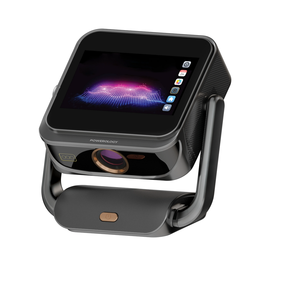 Powerology Pharos Projector with Touch Screen Gray – image 1