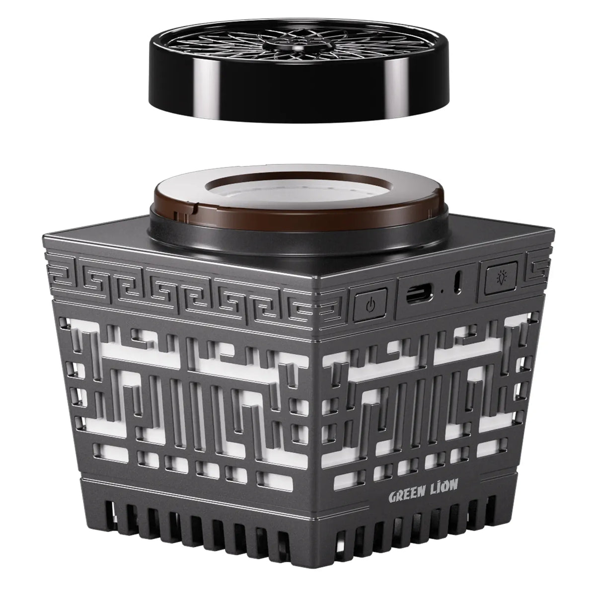Green Lion Moon Bakhour Quran Speaker Black – image 4