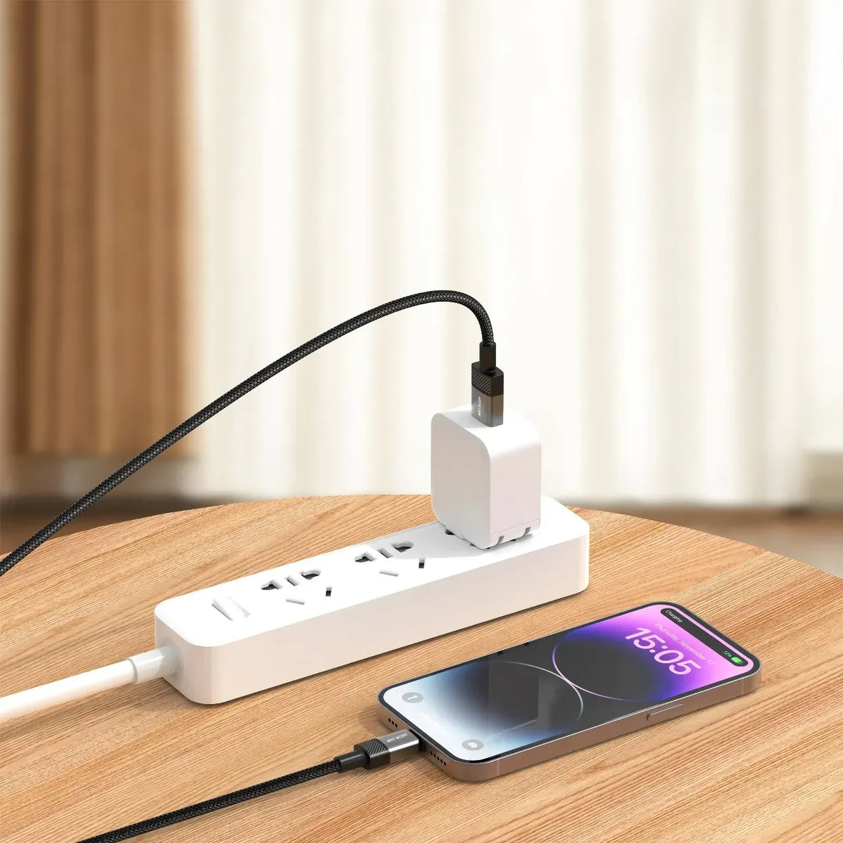Green Lion Spark Cable USB C to Lightning Black – image 3