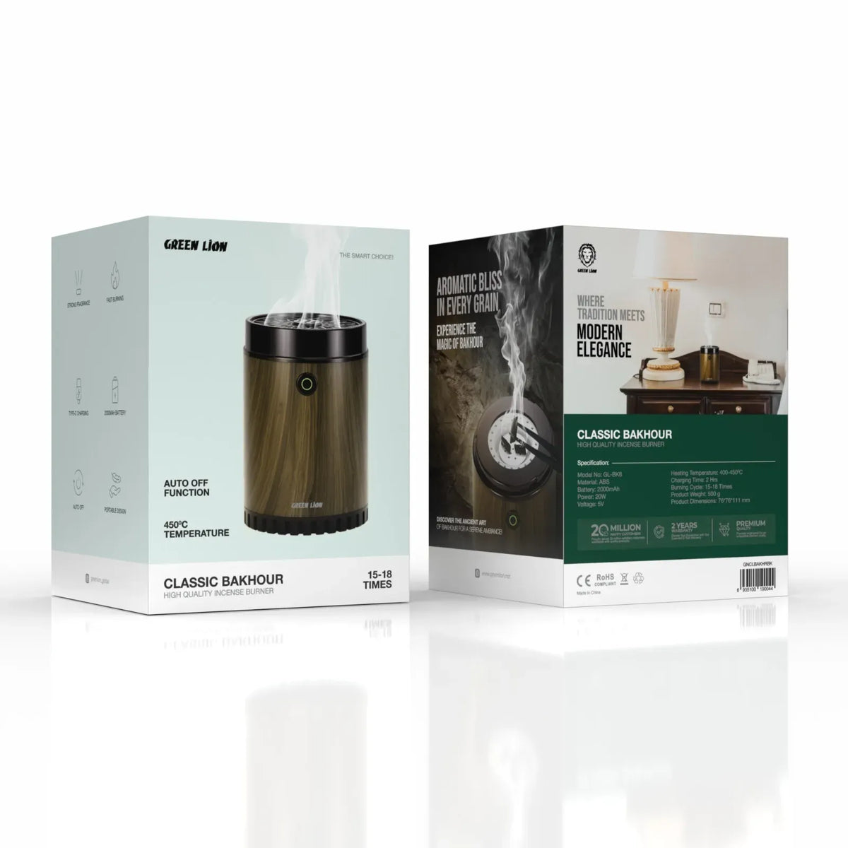 Green Lion Classic Bakhour 20 W - Black – image 5