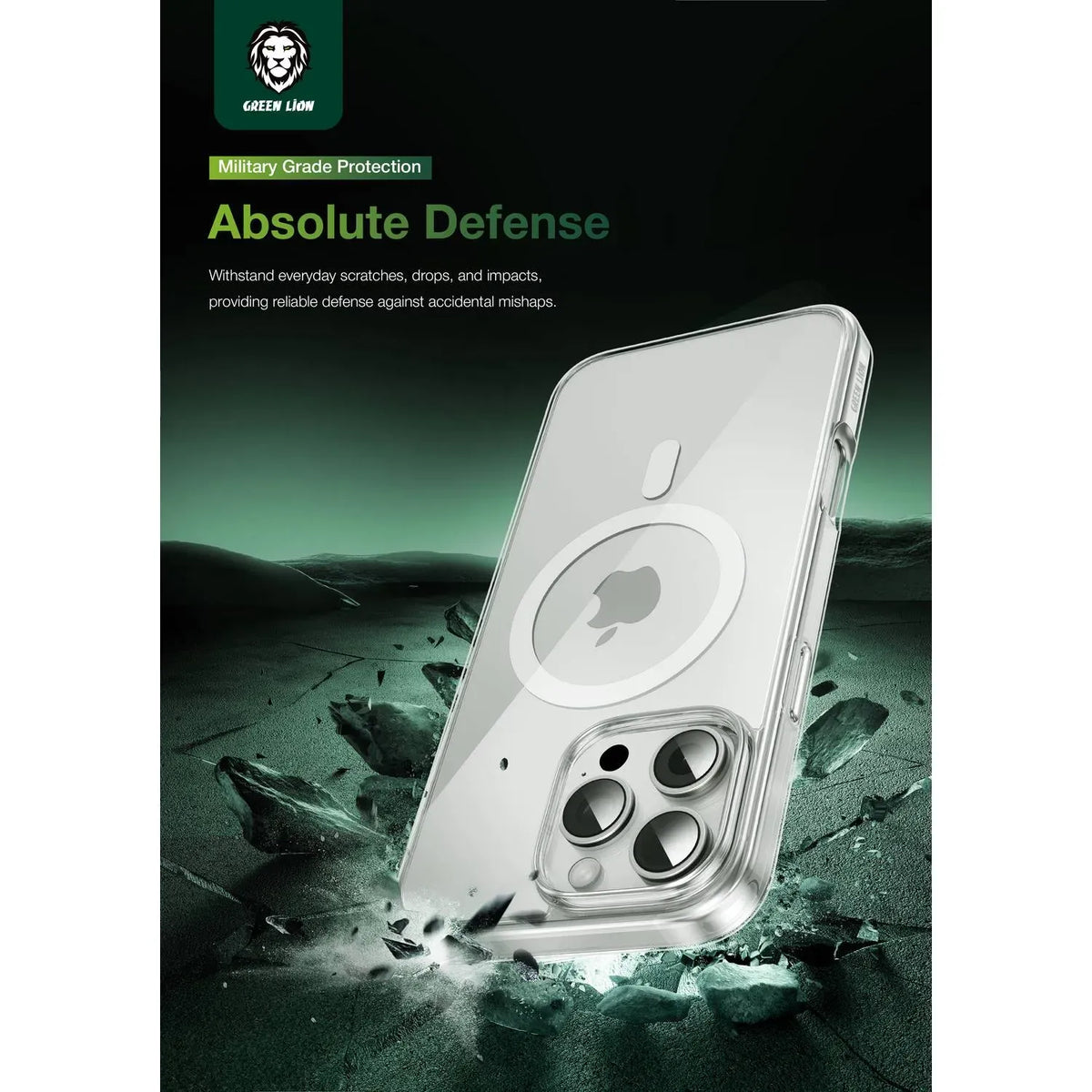 Green Lion Mag Safe Crystal Clear – image 10