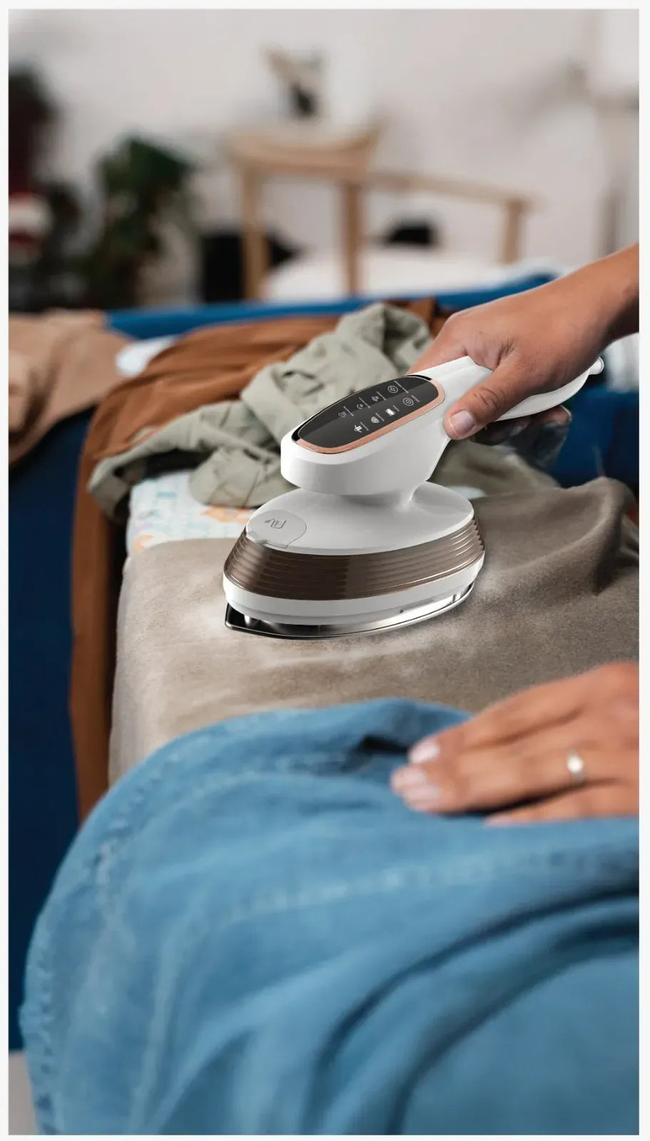 Green Lion Steam Glide Garment Steamer 1500w White – image 7