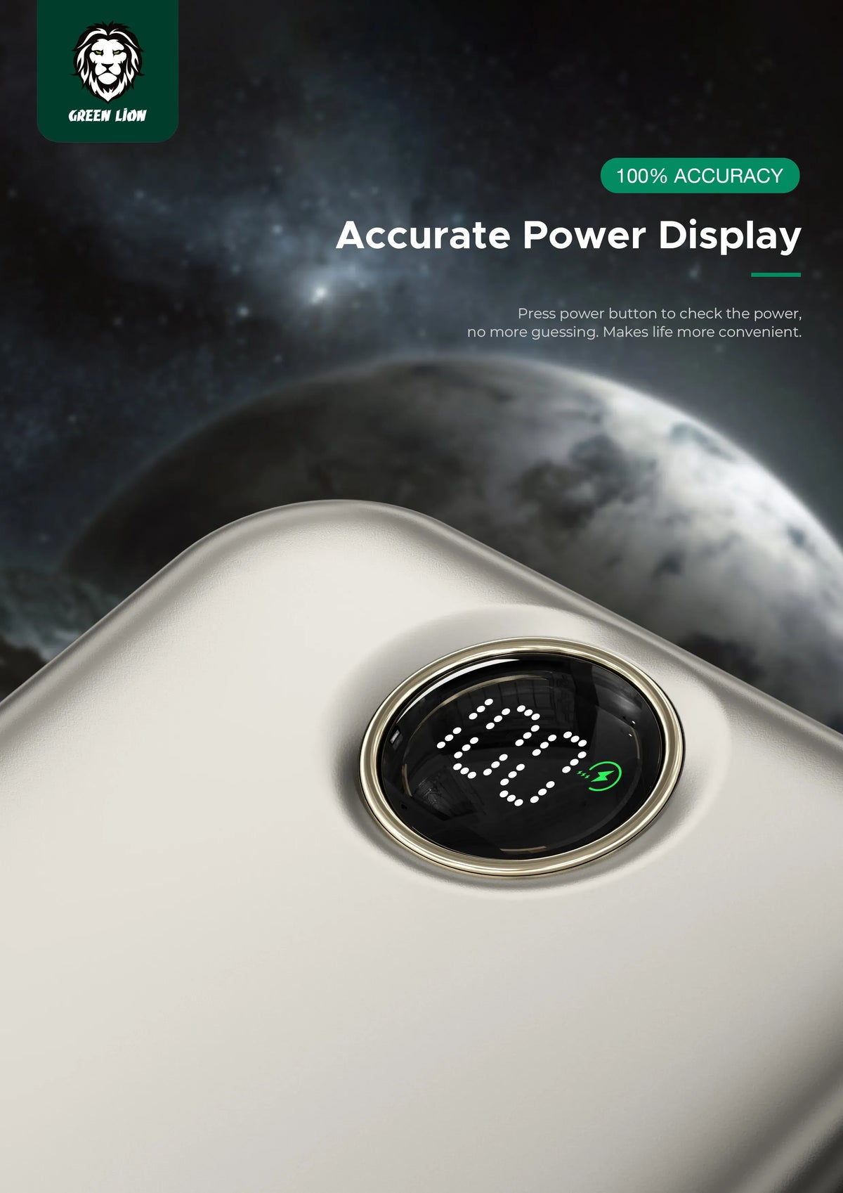 Green Lion 20000 m Ah Monaco Mag Safe Power Bank - TitaniumGold – image 8