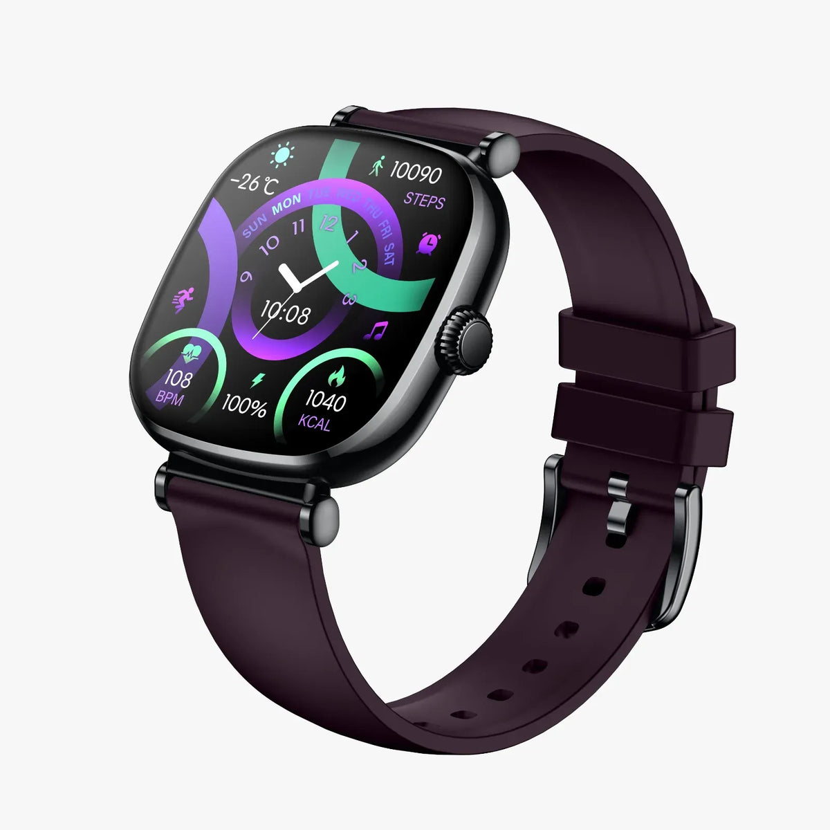 Green Lion Princess Smart Watch - GlossyBlack – image 5