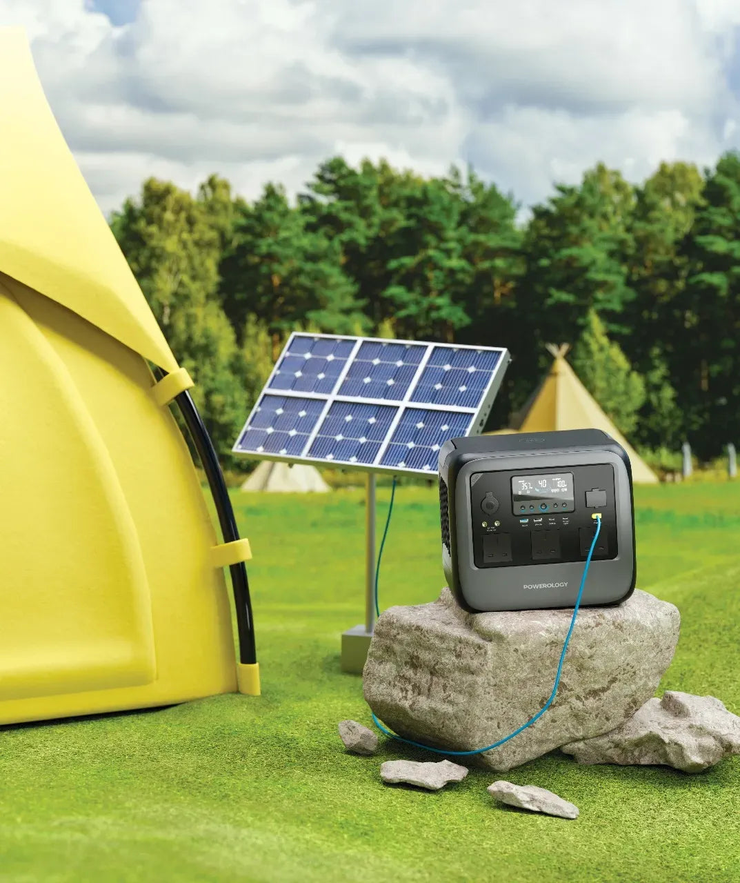 Powerology Pater Iii Portable Power Station 1200w Gray – image 6