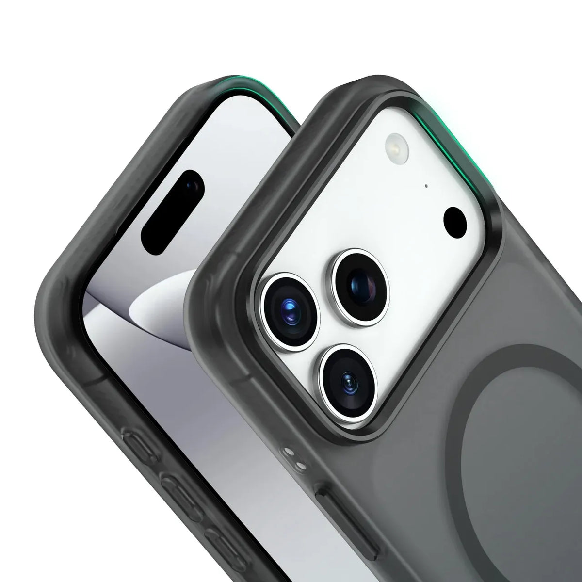 Green Lion Matte Mag Safe X Case - BlackTitanium – image 4