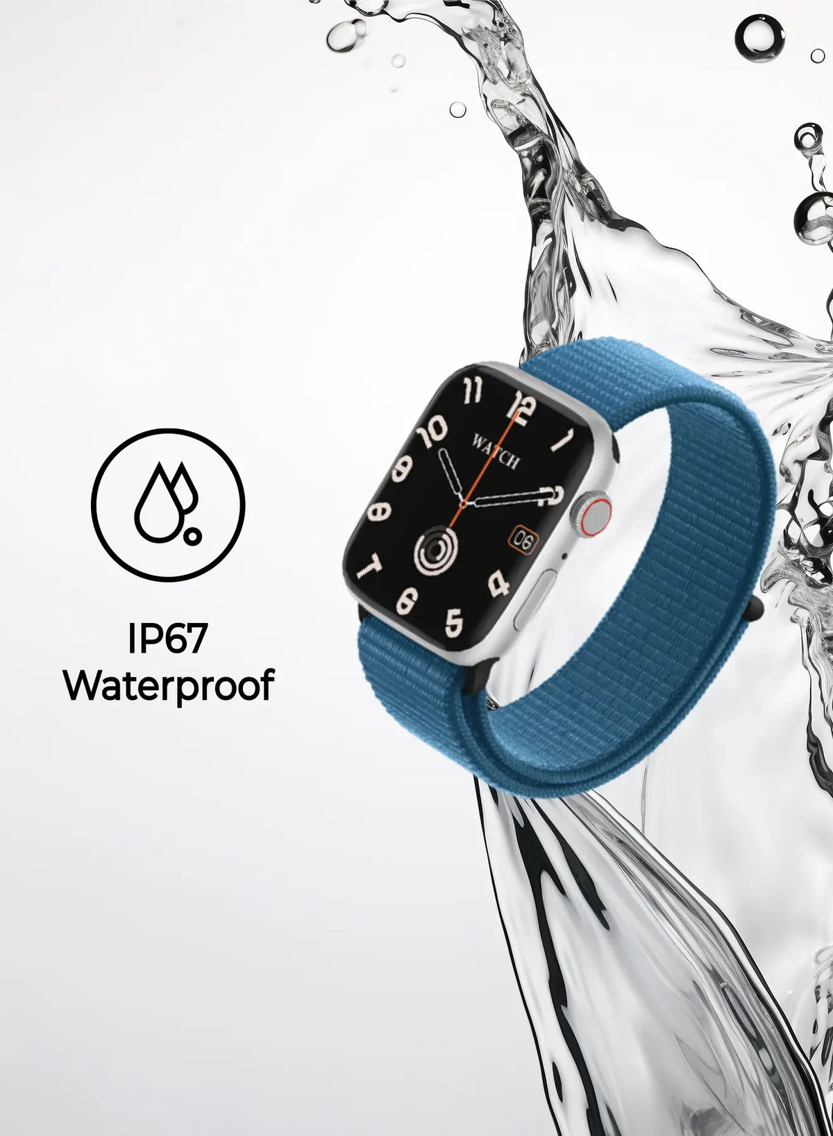 Green Lion Active Se Smart Watch Silver Sky Blue – image 9