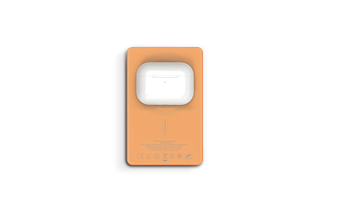 Powerology Mag Volt 10000 m Ah Magnetic Power Bank - Orange – image 5