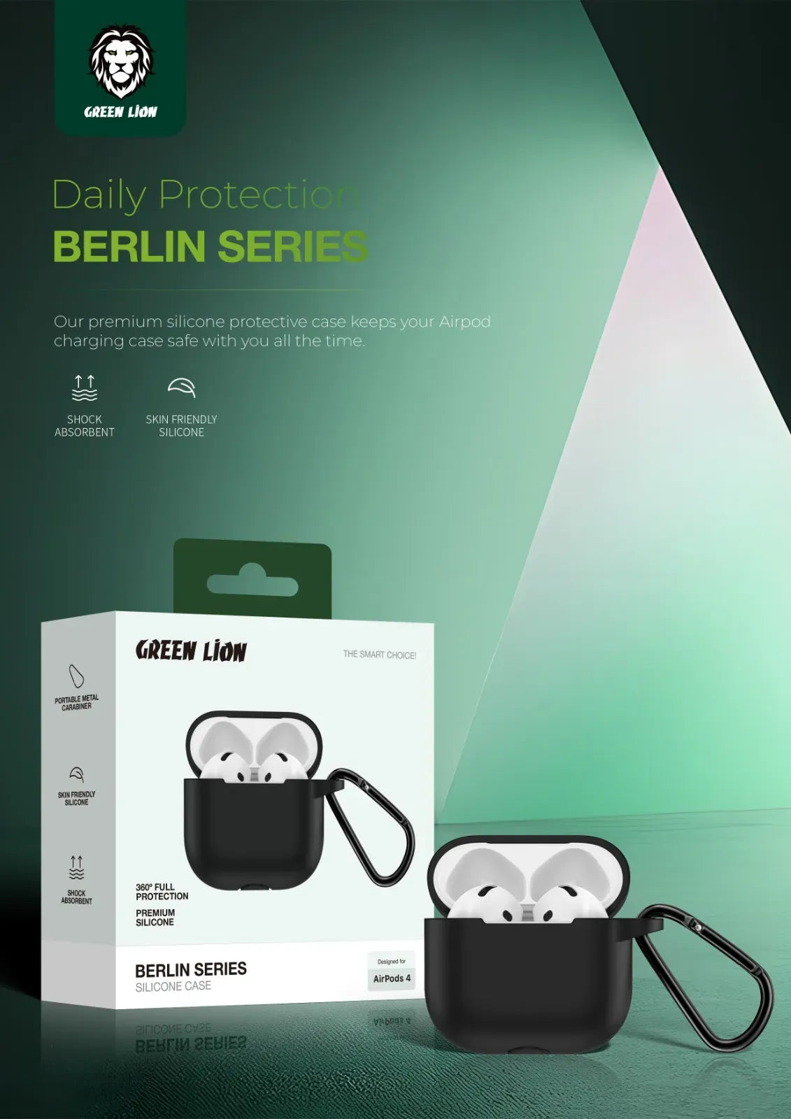 Green Lion Berlinseries Silicone Case - Black – image 6